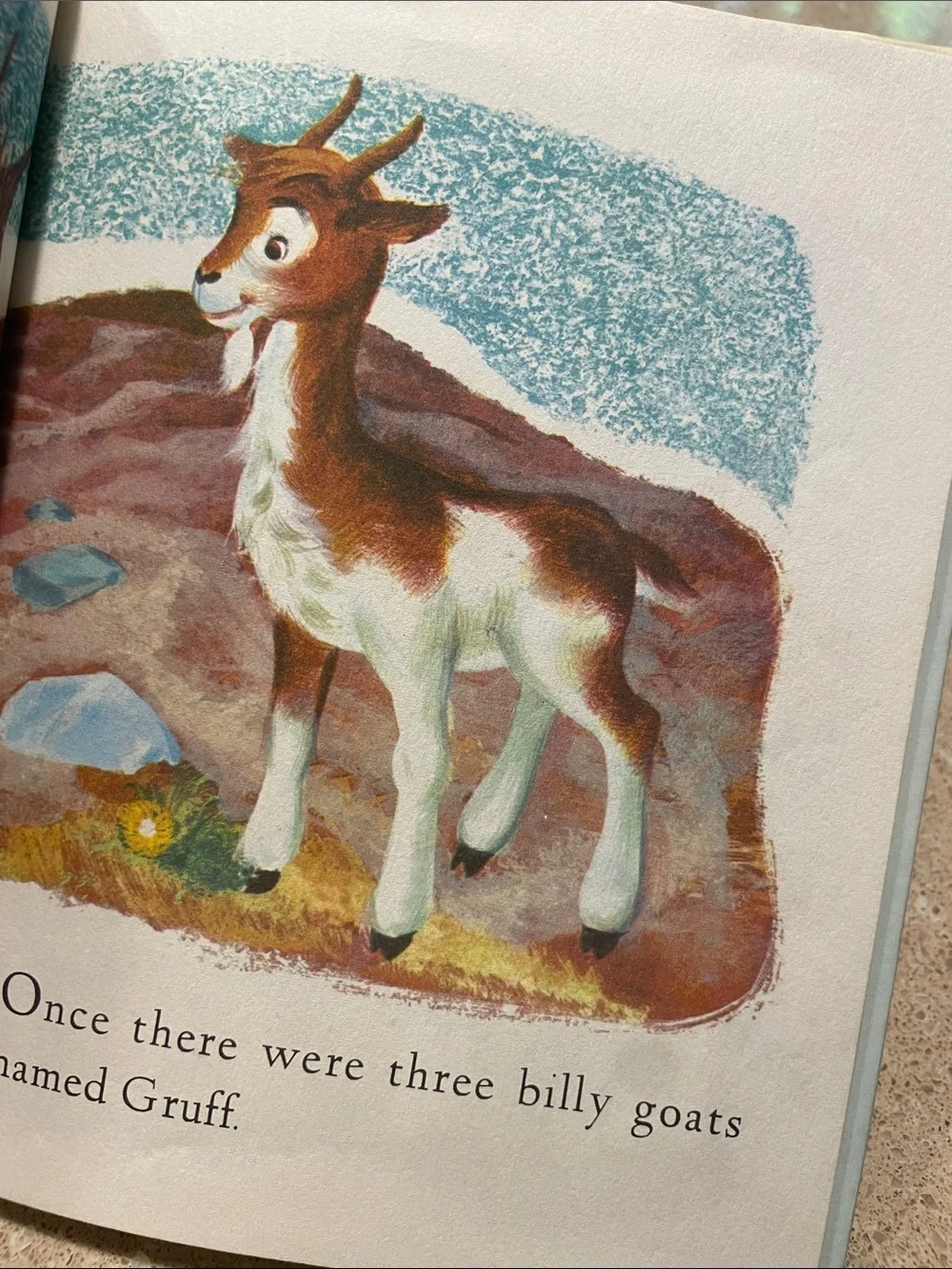 Rand McNally The Three Billy Goats Gruff - Brown Goat Kids Book